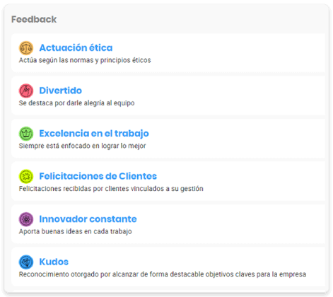 Software de Recursos Humanos - Feedback