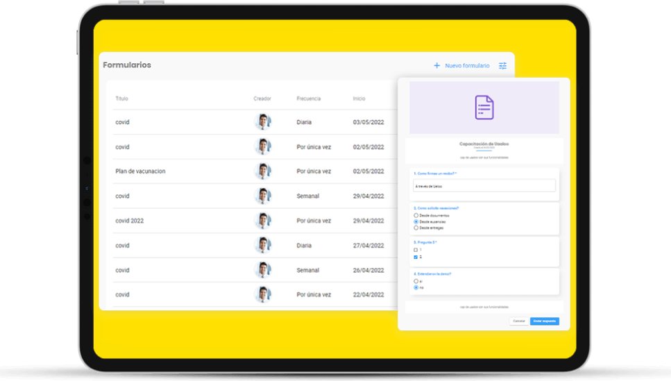 Software de Recursos Humanos - Naaloo Forms