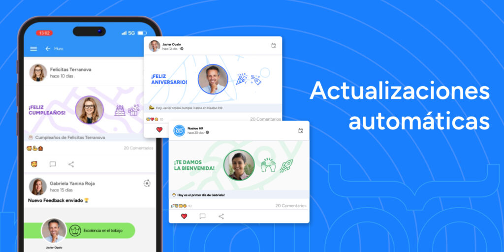 Post autom&aacute;ticos en Feed Naaloo