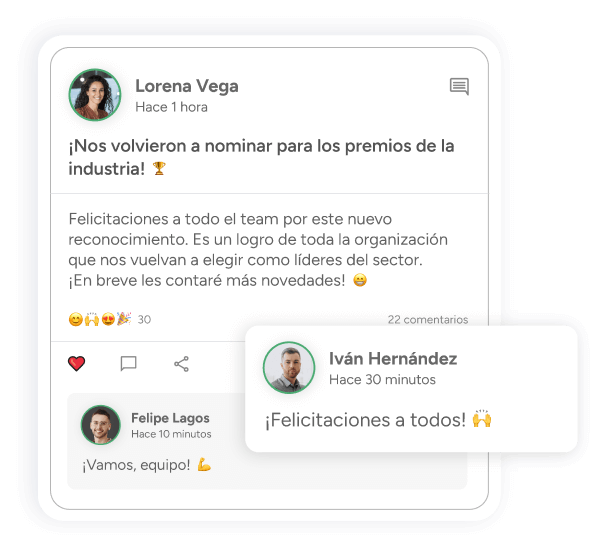 Pantalla Feed de Naaloo