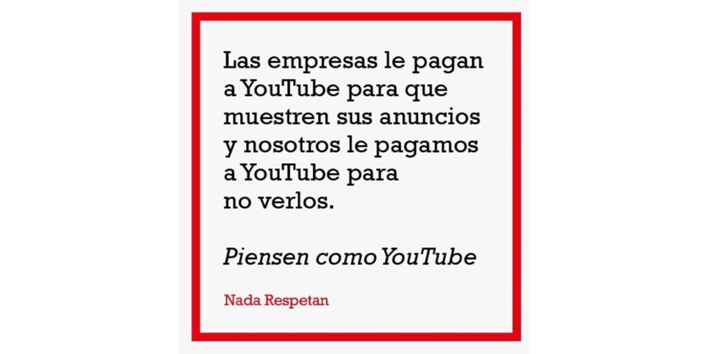 Piensen como YouTube