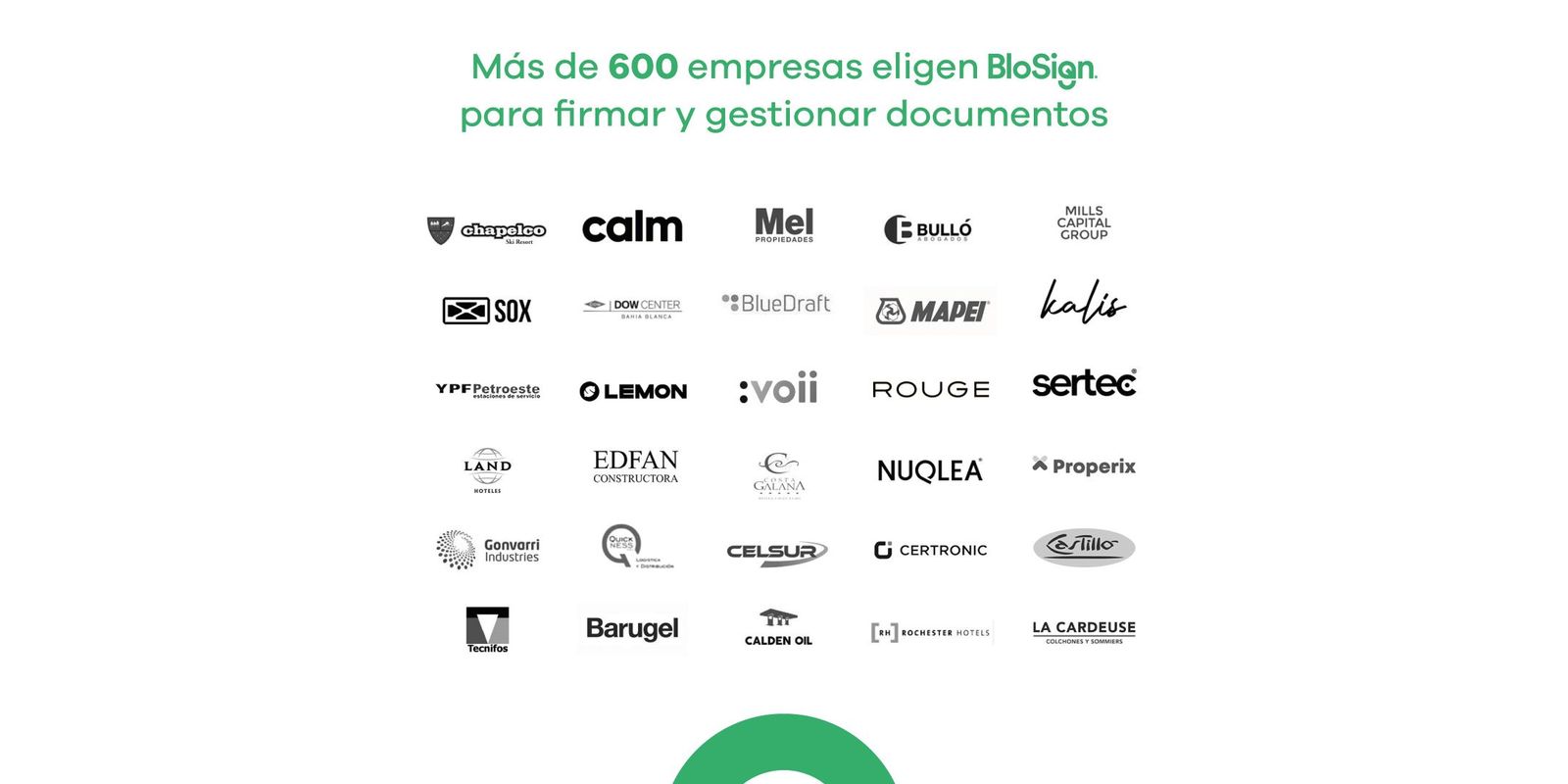 Más de 600 empresas eligen BloSign