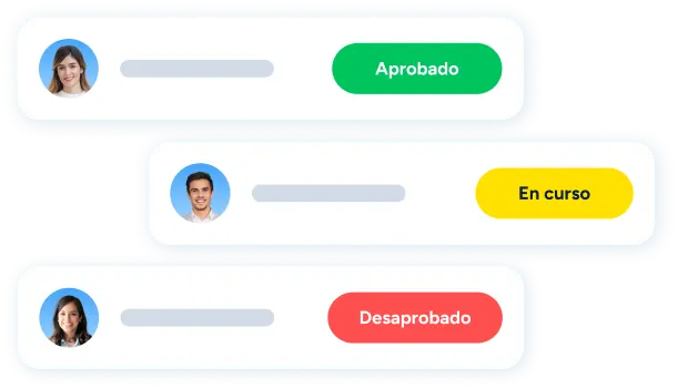 Monitorea el avance con
